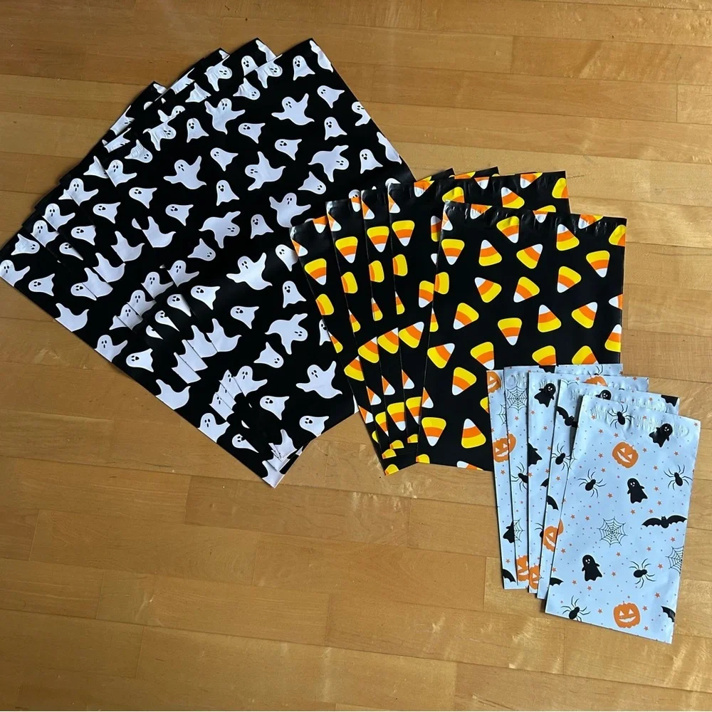 15 Count Polymailer Size Variety Bundle-HALLOWEEN 01 (5/6x9 + 5/10x13 + 5/14x19)